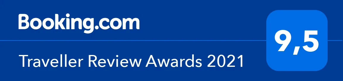Booking.com Traveller Review Awards 2021, note 9,5